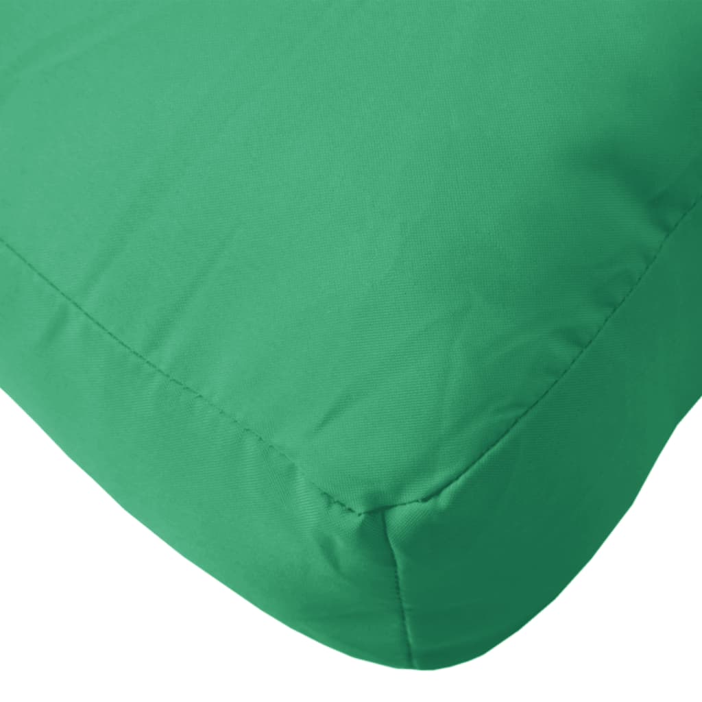 Pernă de paleți, verde, 120x40x12 cm, material textil