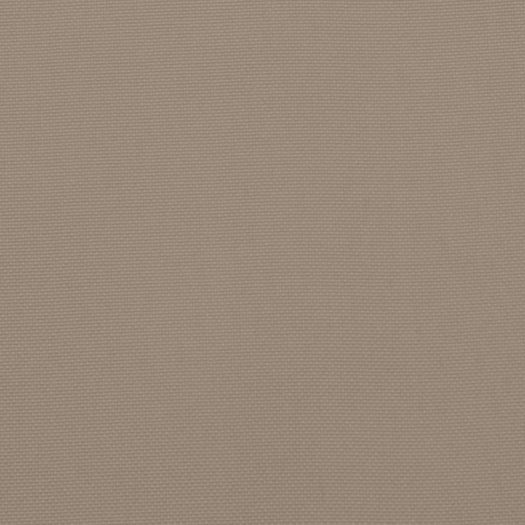 Perne de paleți, 5 buc., gri taupe, material textil