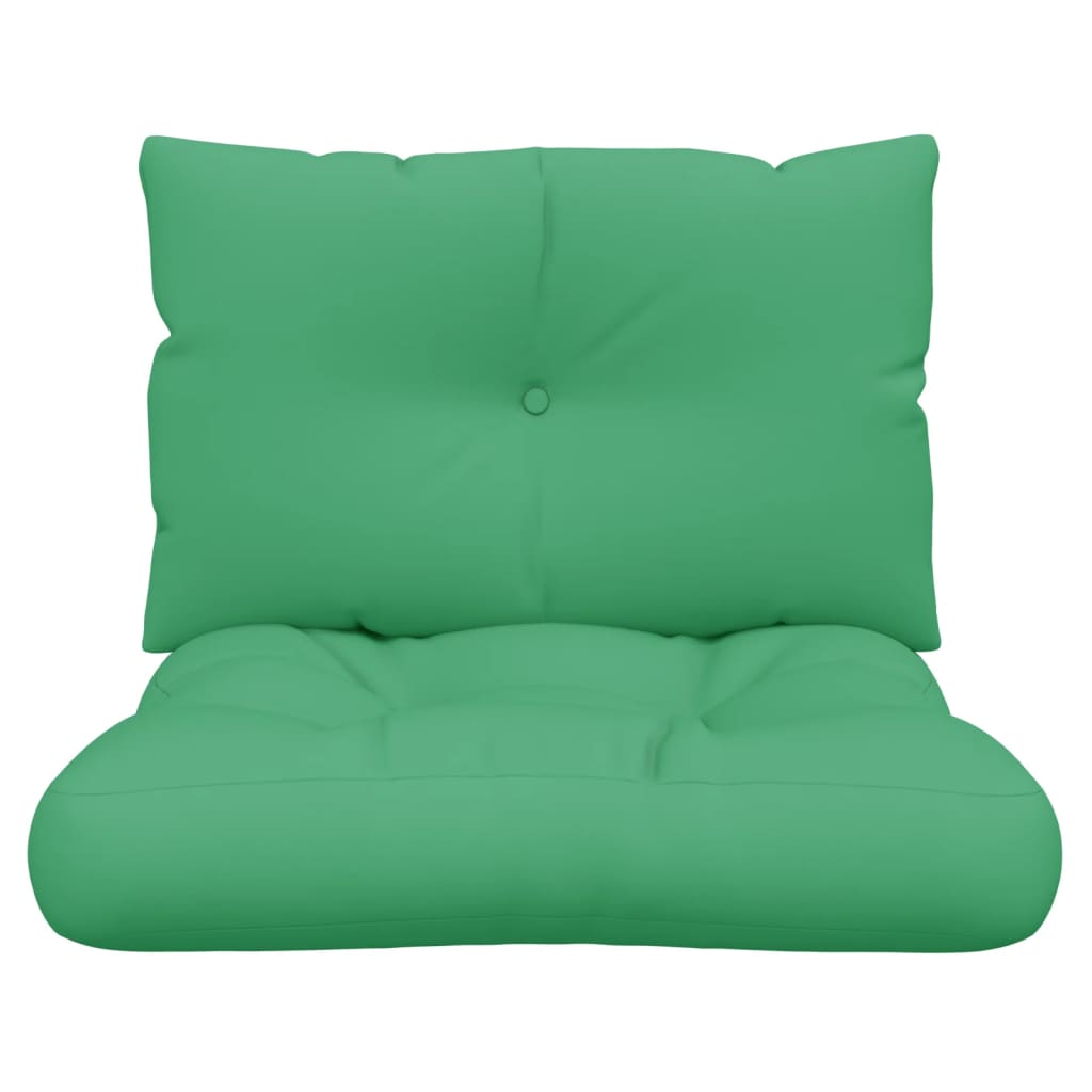 Perne de paleți, 2 buc, verde, material textil