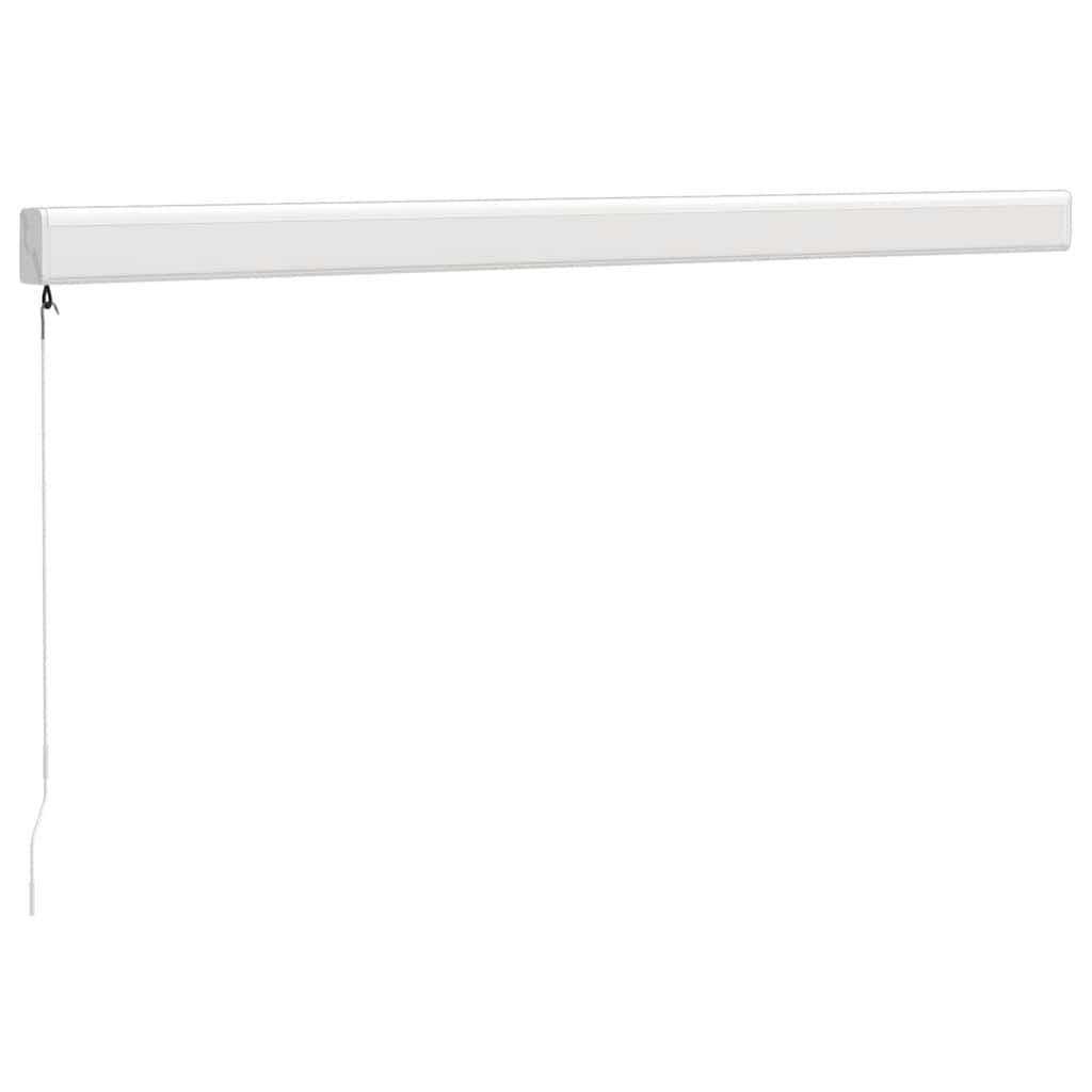 Copertină retractabilă portocaliu/maro 3x2,5 m, textil/aluminiu