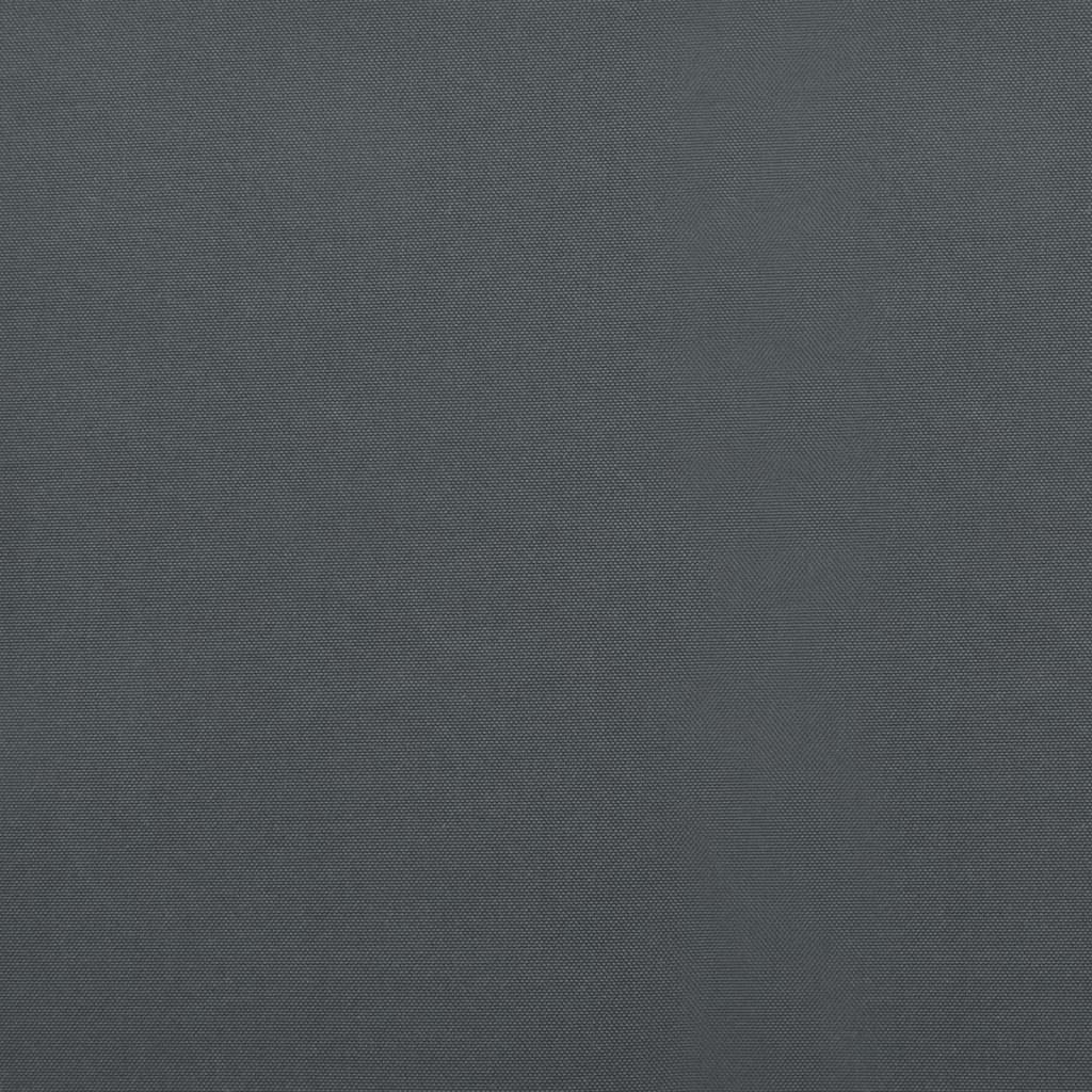 Copertină retractabilă, antracit, 4,5x3 m, textil și aluminiu