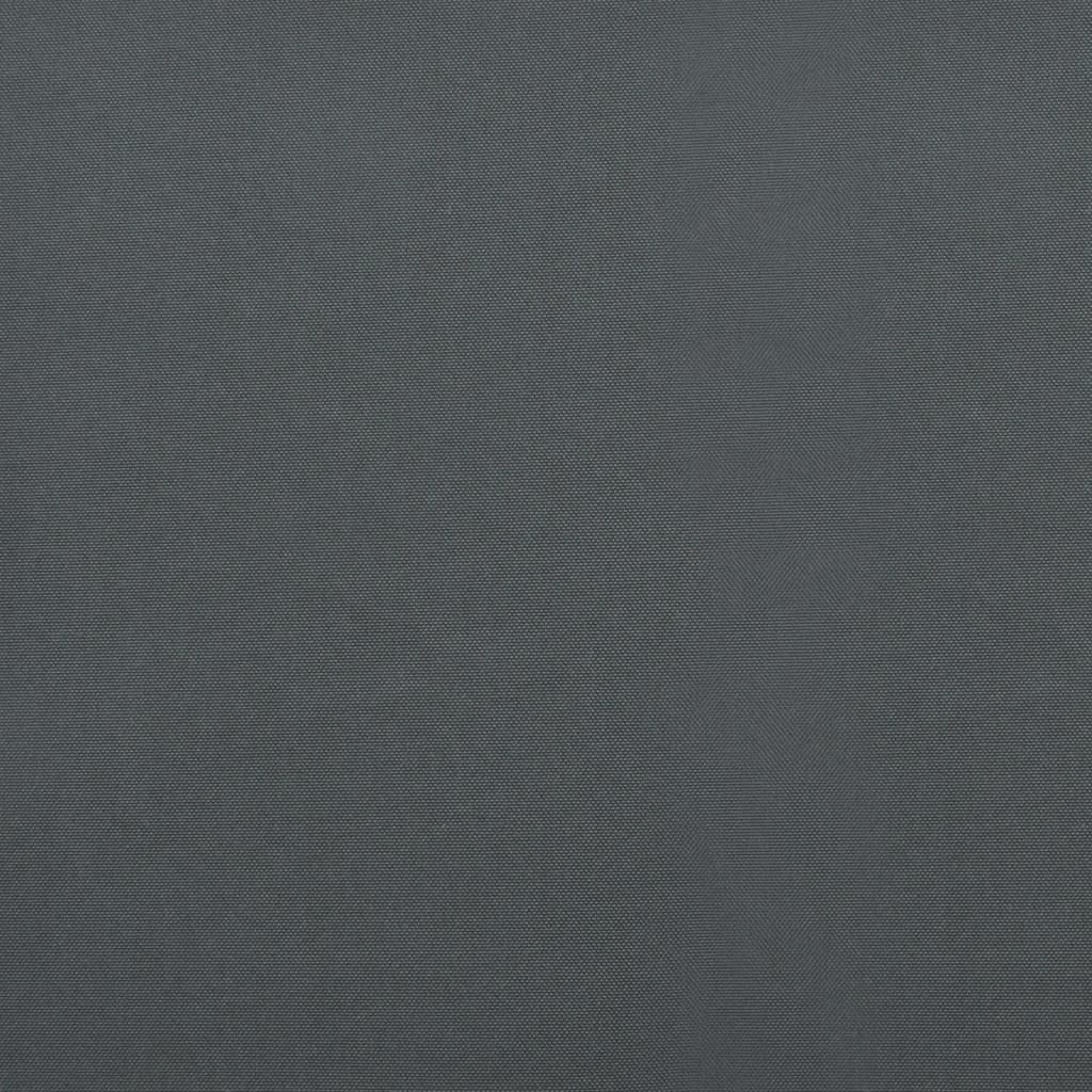 Copertină retractabilă, antracit, 3,5x2,5 m, textil și aluminiu