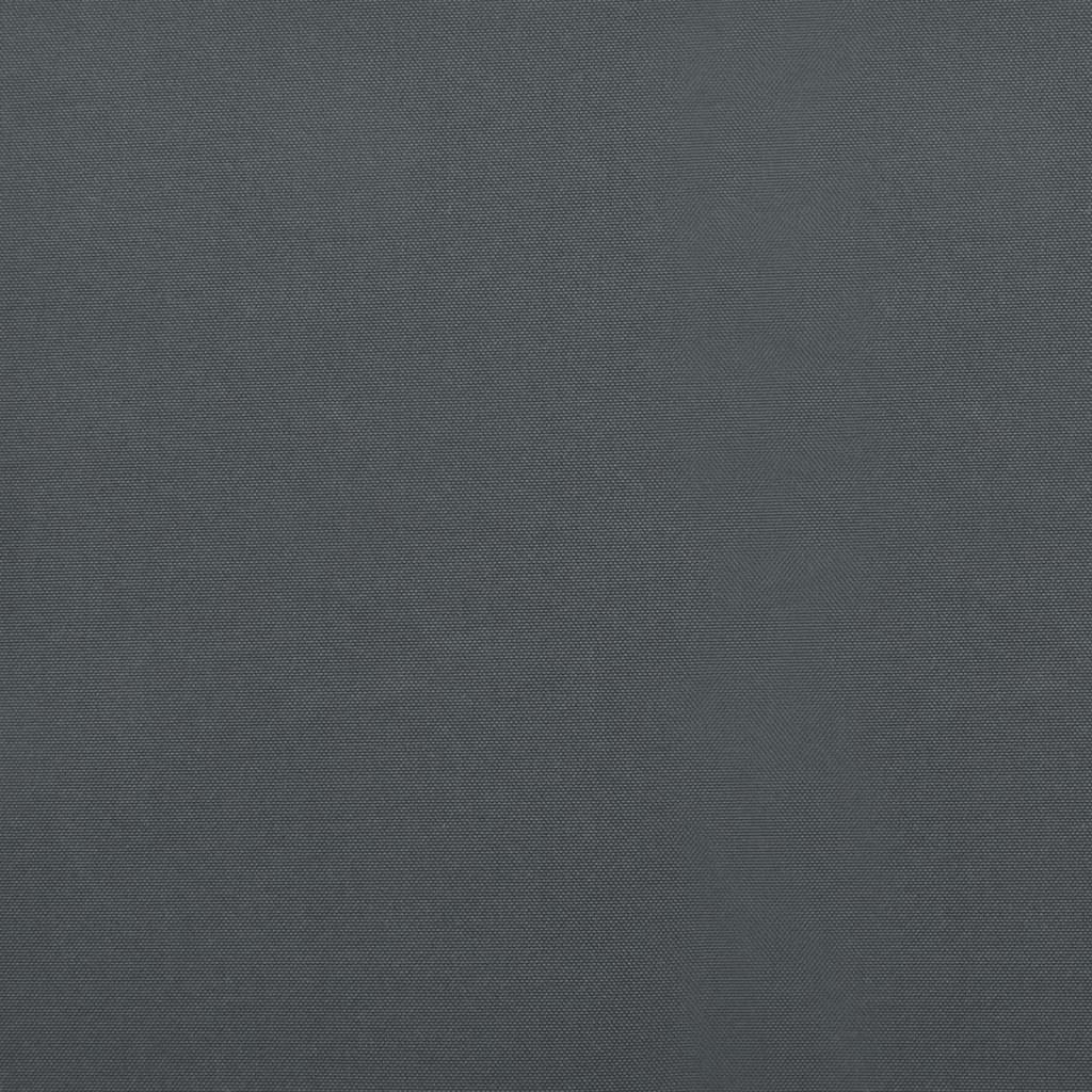 Copertină retractabilă, antracit, 3,5x2,5 m, textil și aluminiu