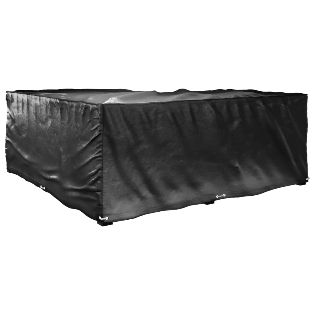 Huse mobilier grădină formă L, 2 buc, 16 ocheți, 215x215x70 cm