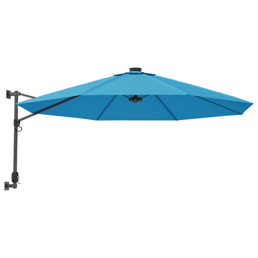 Umbrelă de soare montată pe perete Sea Blue, 290 cm