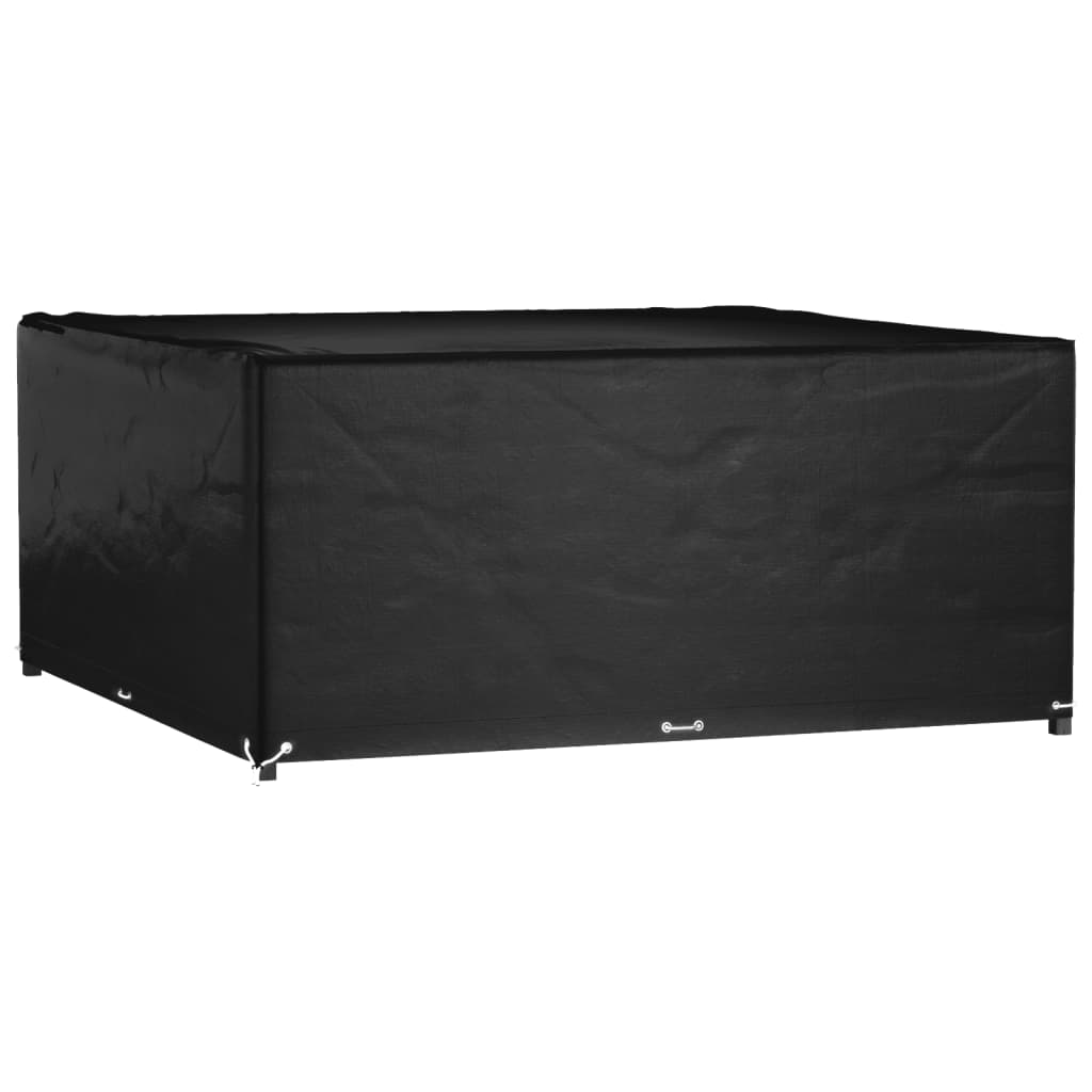Husă pentru mobilier grădină, 16 ocheți, 205x205x90 cm pătrat