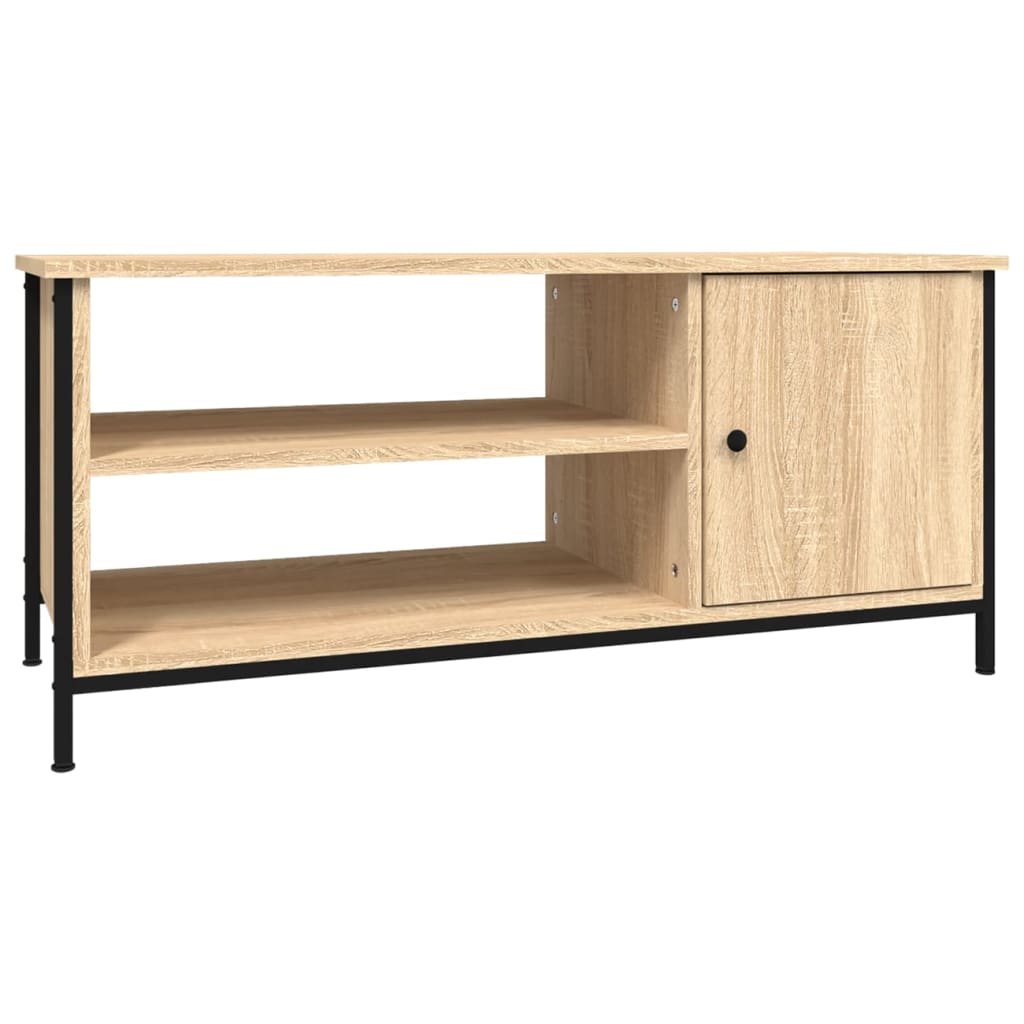 Comodă TV, stejar sonoma, 100x40x45 cm, lemn prelucrat
