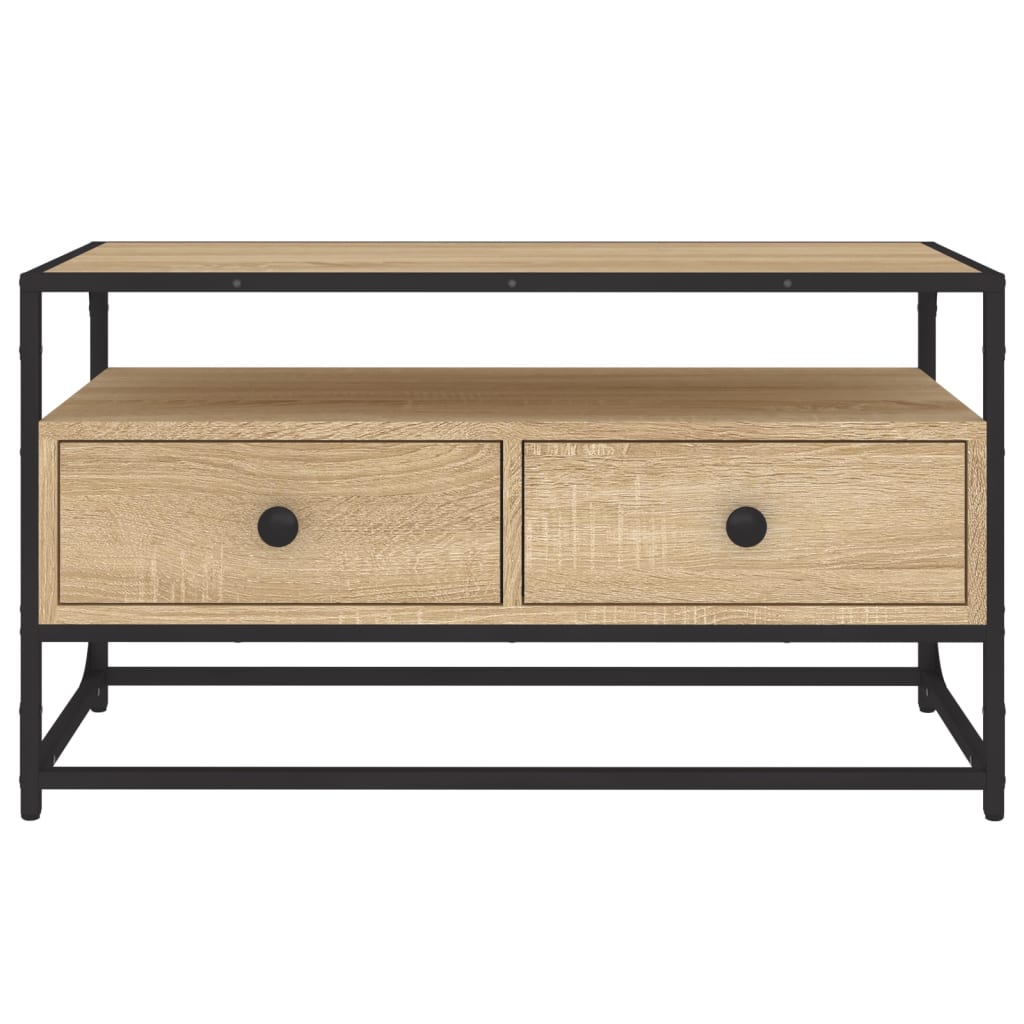 Dulap TV, stejar sonoma, 80x35x45 cm, lemn prelucrat