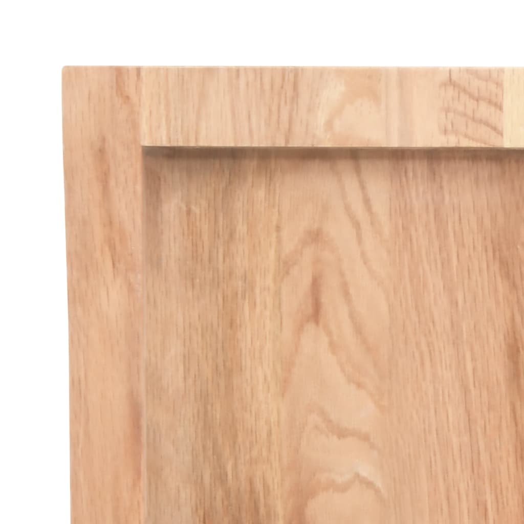 Blat masă, 220x40x(2-6) cm, maro, lemn tratat contur organic