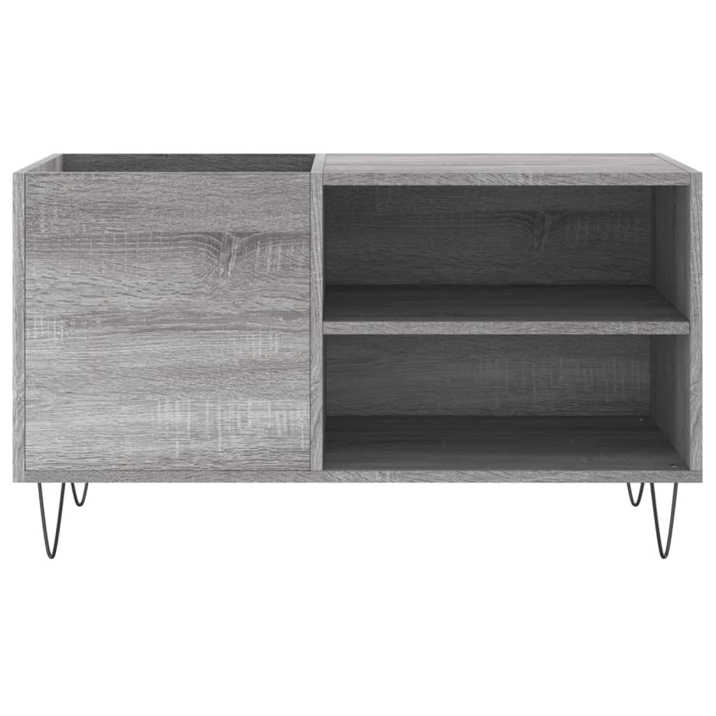 Dulap pentru discuri gri sonoma 85x38x48 cm lemn prelucrat