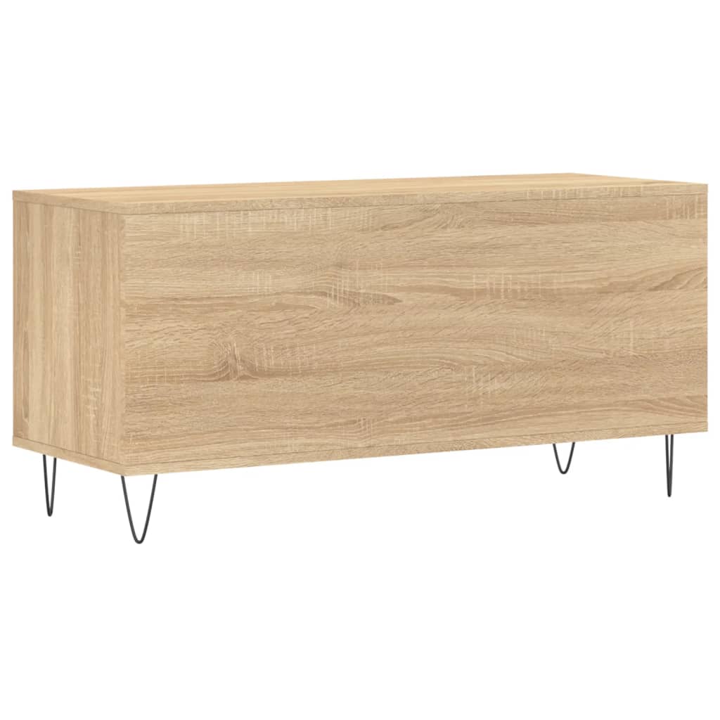 Dulap pentru discuri stejar sonoma 100x38x48 cm, lemn prelucrat