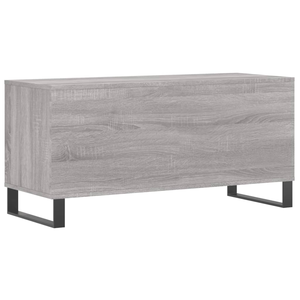 Dulap pentru discuri gri sonoma, 100x38x48 cm, lemn prelucrat