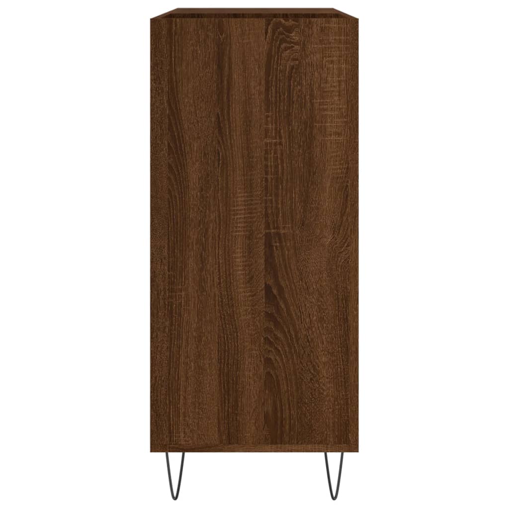 Dulap pentru discuri stejar maro 84,5x38x89 cm lemn compozit