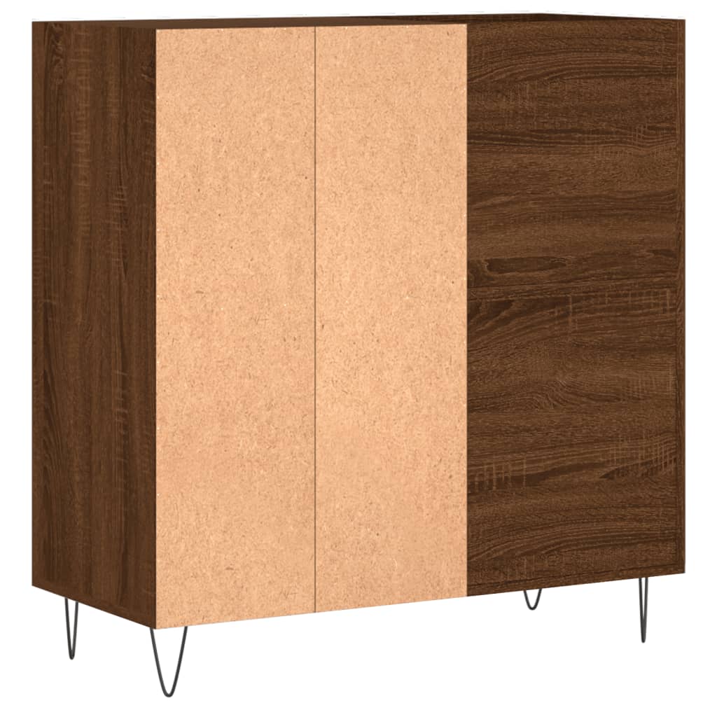 Dulap pentru discuri stejar maro 84,5x38x89 cm lemn compozit