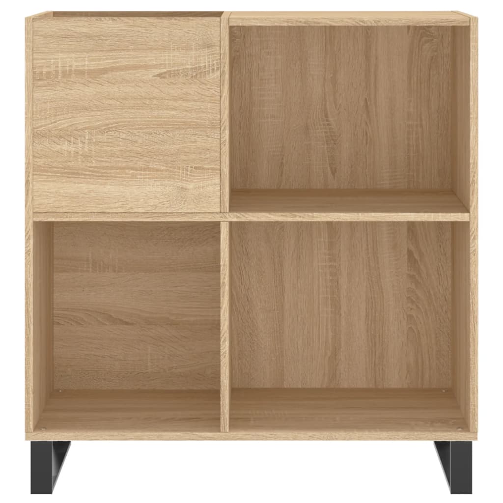 Dulap pentru discuri stejar sonoma 84,5x38x89 cm lemn compozit