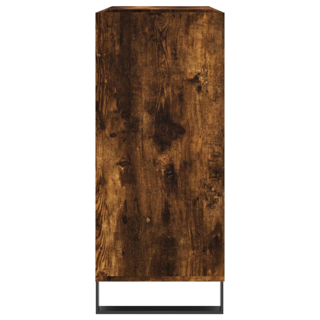 Dulap pentru discuri stejar fumuriu 84,5x38x89 cm lemn compozit