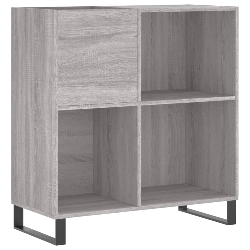 Dulap pentru discuri gri sonoma 84,5x38x89 cm lemn compozit