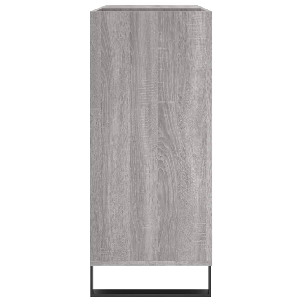 Dulap pentru discuri gri sonoma 84,5x38x89 cm lemn compozit