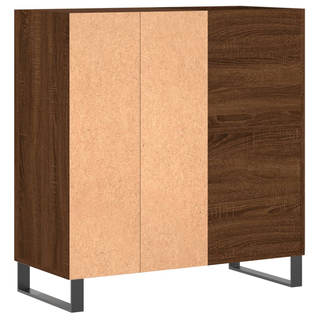 Dulap pentru discuri stejar maro 84,5x38x89 cm lemn compozit