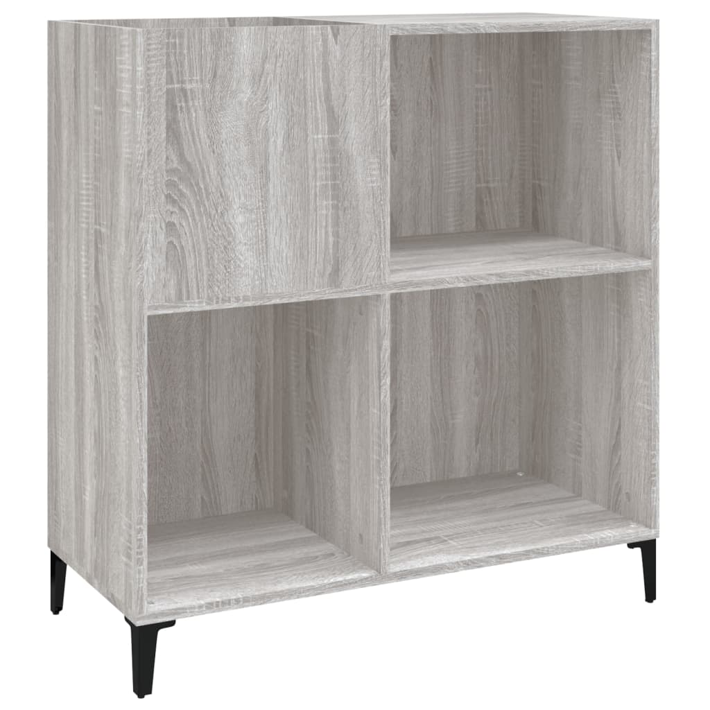 Dulap pentru discuri gri sonoma 84,5x38x89 cm lemn compozit