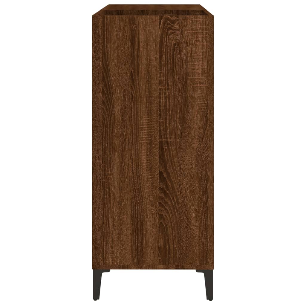 Dulap pentru discuri stejar maro 84,5x38x89 cm lemn compozit