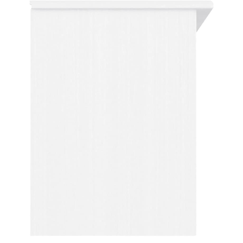 Banchetă pantofar „ALTA”, alb, 100x35x45 cm, lemn masiv de pin