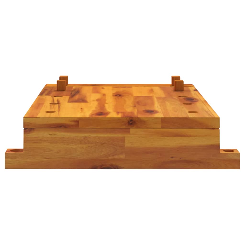 Blat pentru banc de lucru cu menghină, 52x44x9,5 cm lemn acacia
