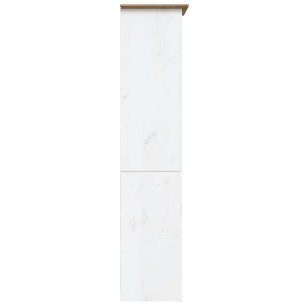 Bibliotecă BODO, maro, 82x40x173 cm, lemn masiv pin, 5 rafturi