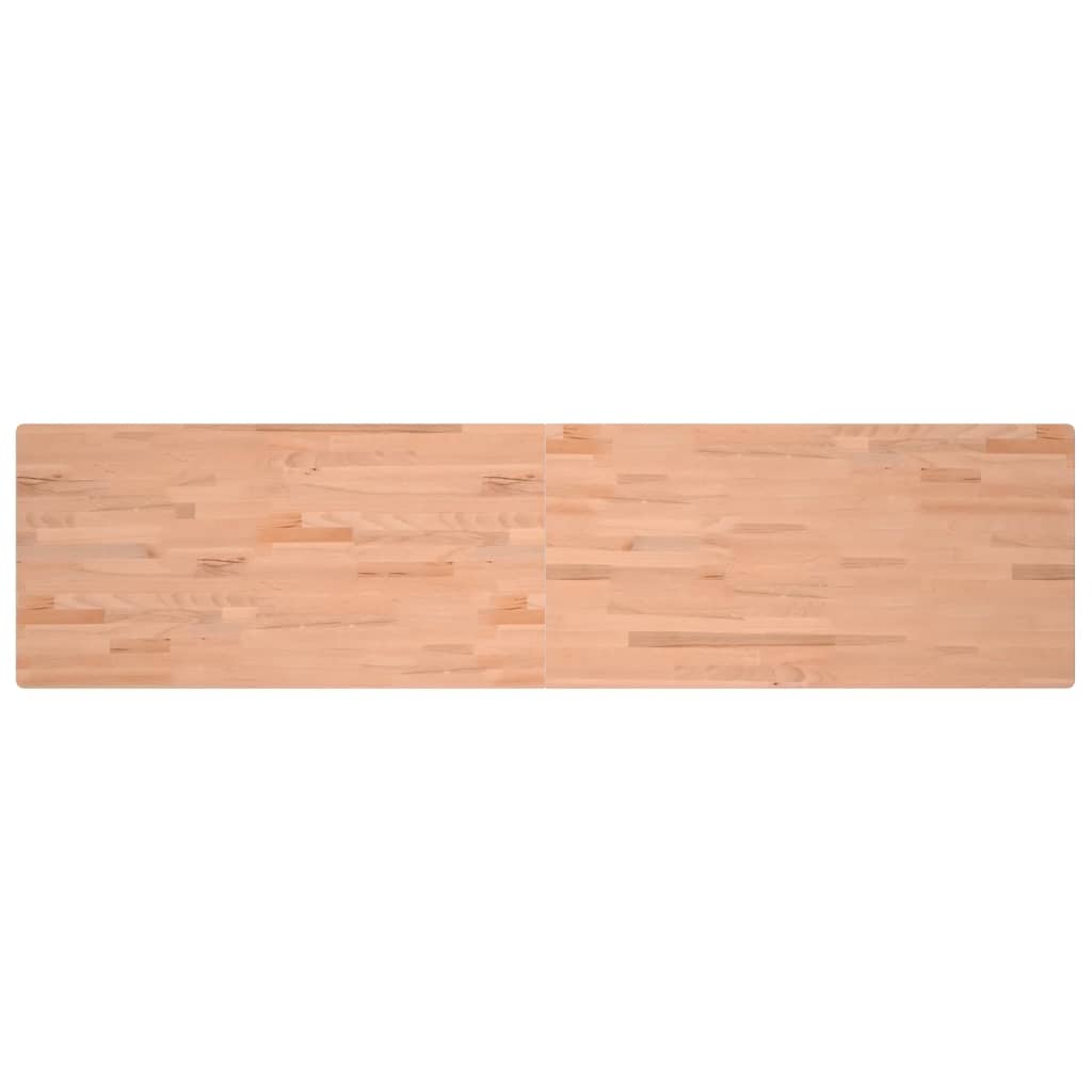 Blat de birou, 220x55x2,5 cm, lemn masiv de fag