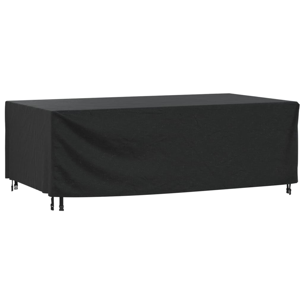Husă mobilier de grădină negru 229x113x73 cm impermeabil 420D