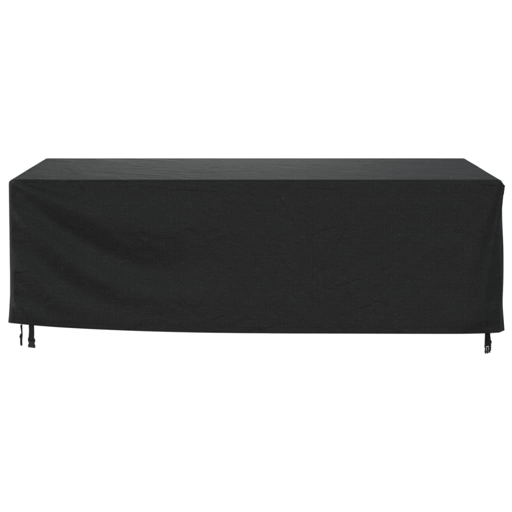 Husă mobilier de grădină negru 229x113x73 cm impermeabil 420D