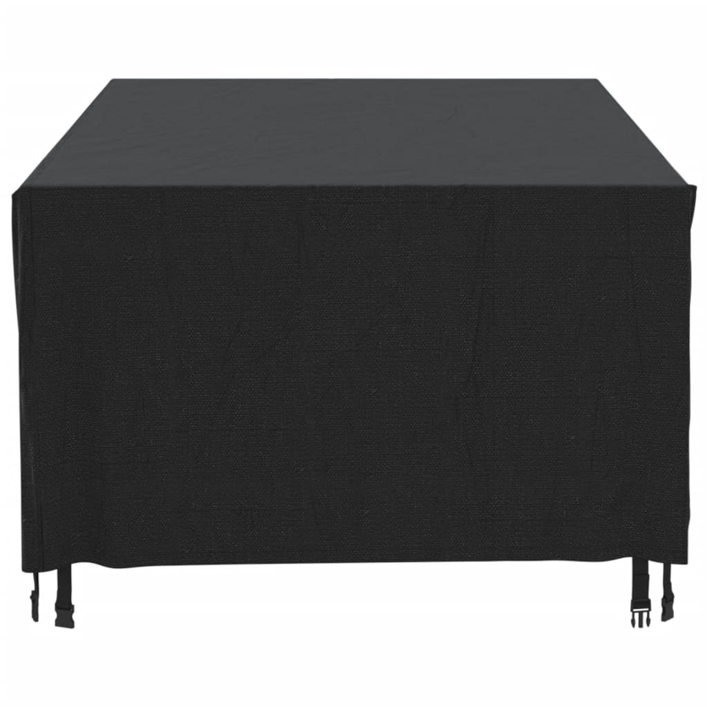 Husă mobilier de grădină negru 229x113x73 cm impermeabil 420D