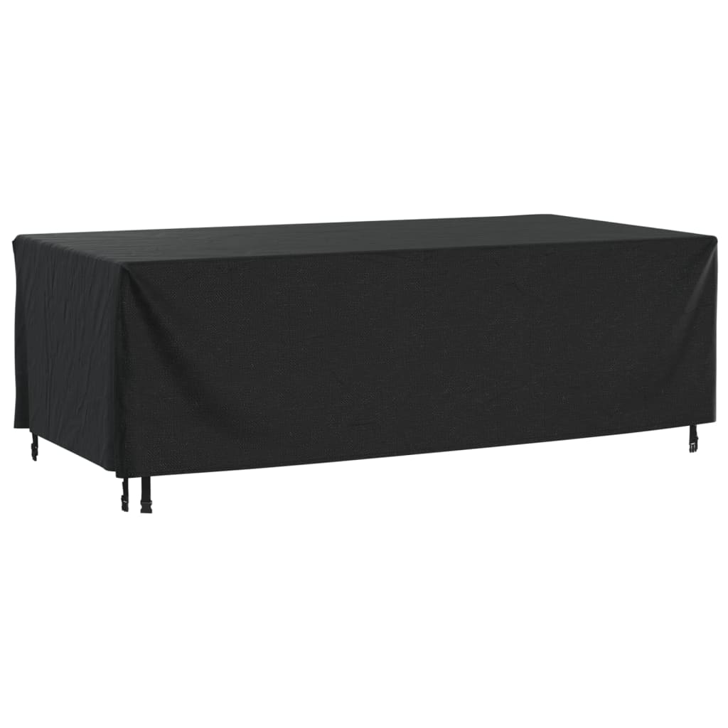 Husă mobilier de grădină negru 229x113x73 cm impermeabil 420D