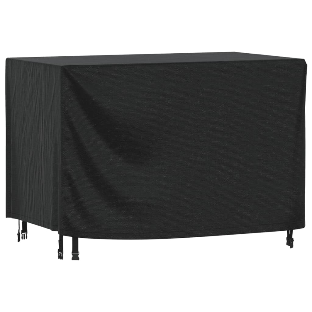 Husă mobilier de grădină negru 140x70x90 cm impermeabilă 420D
