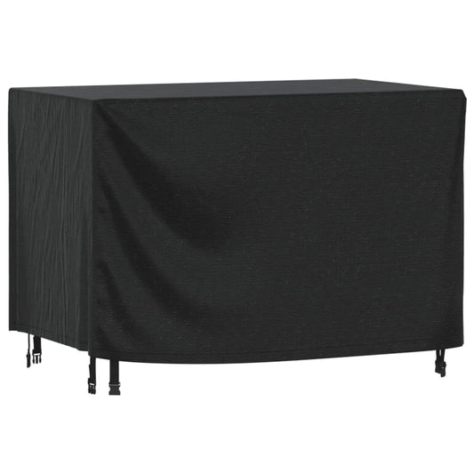 Husă mobilier de grădină negru 140x70x90 cm impermeabilă 420D