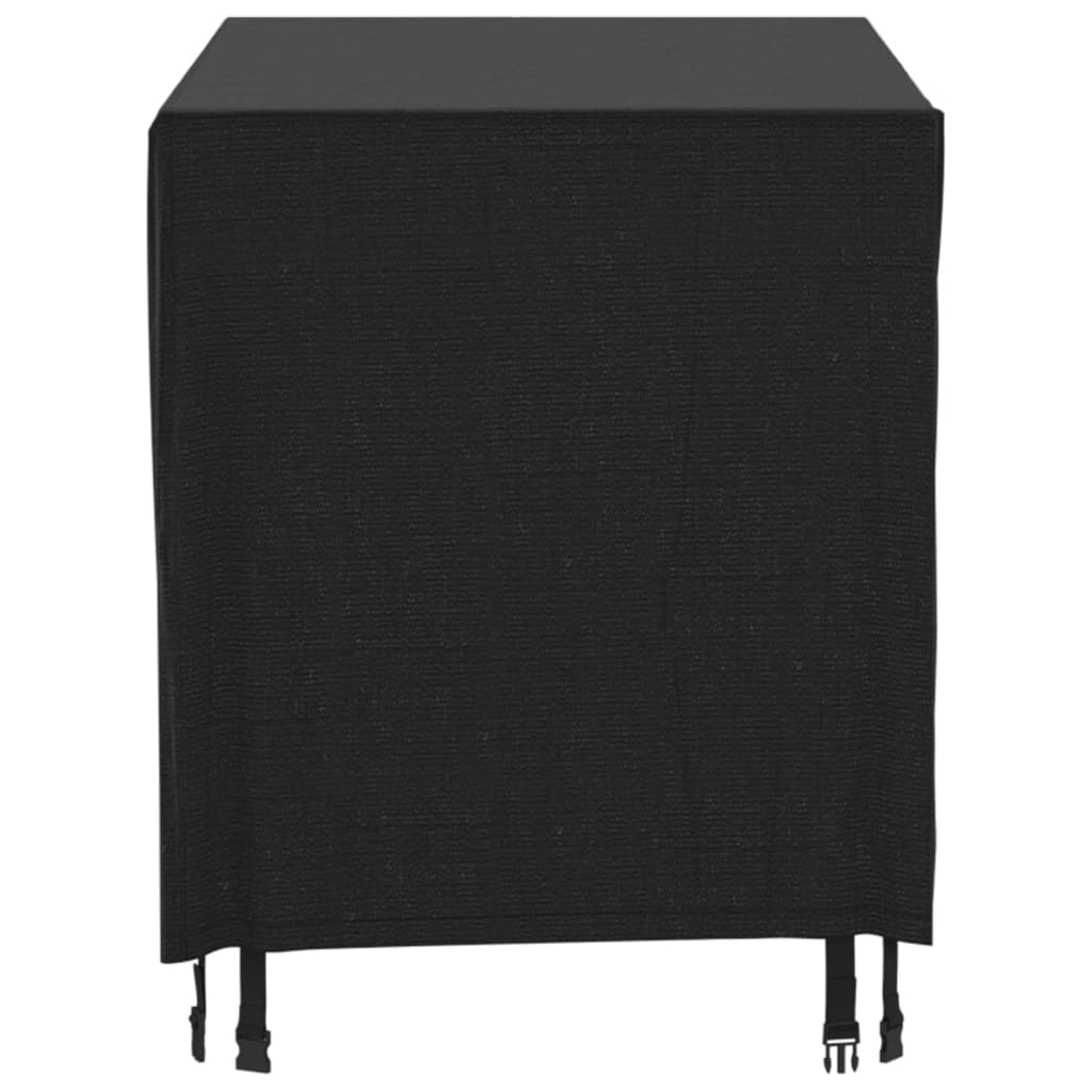 Husă mobilier de grădină negru 140x70x90 cm impermeabilă 420D