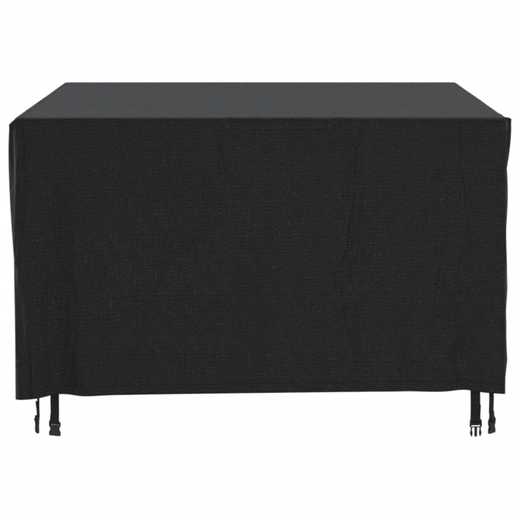 Husă mobilier de grădină negru 225x143x90 cm impermeabilă 420D