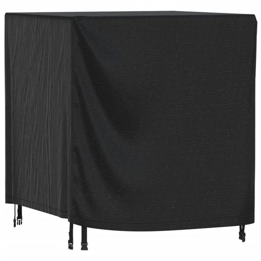 Husă mobilier de grădină negru 116x100x120 cm impermeabilă 420D
