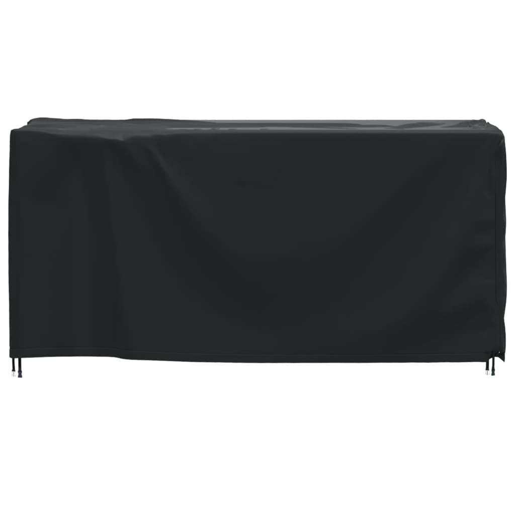 Husă mobilier de grădină negru 180x70x90 cm impermeabilă 420D