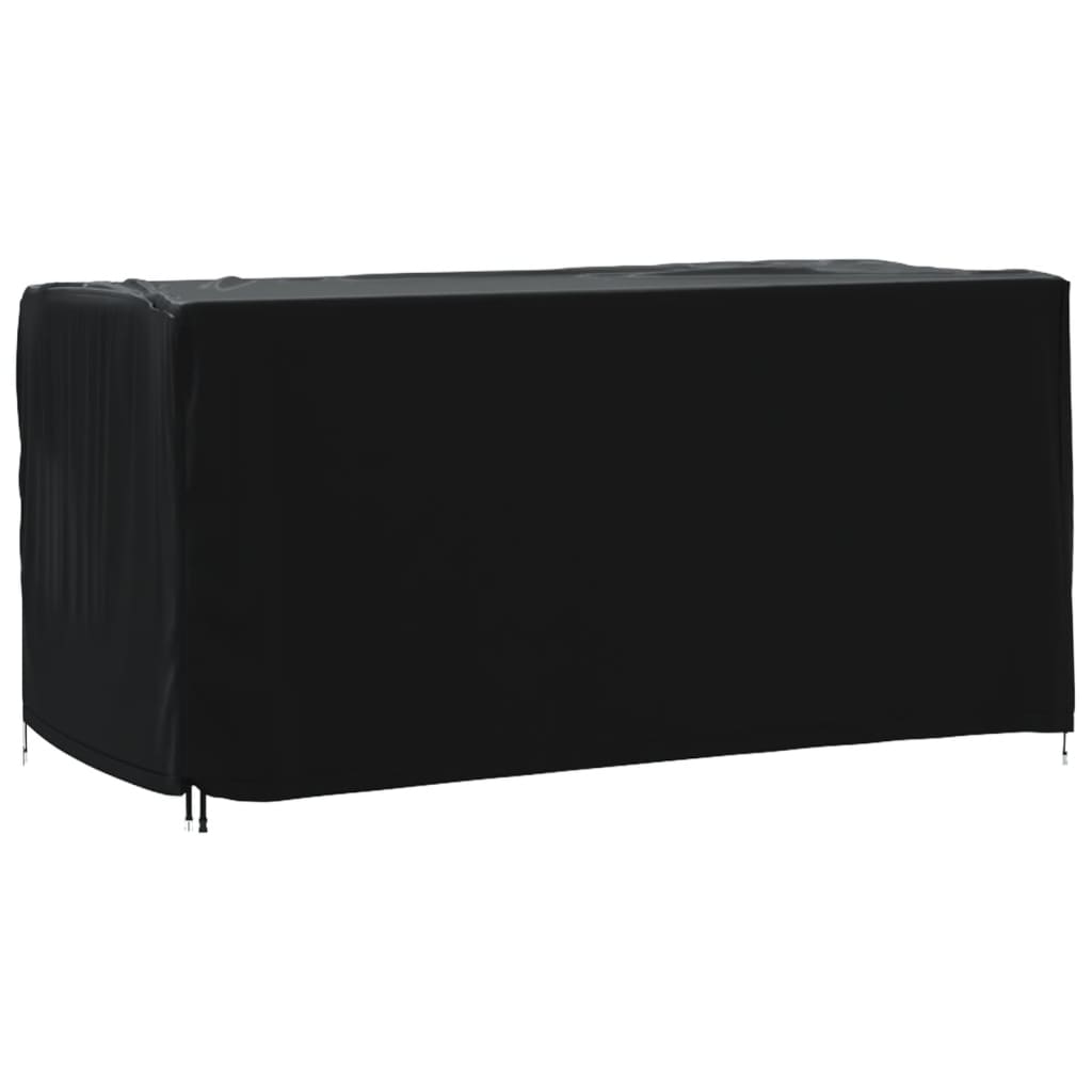 Husă mobilier de grădină negru 180x70x90 cm impermeabilă 420D
