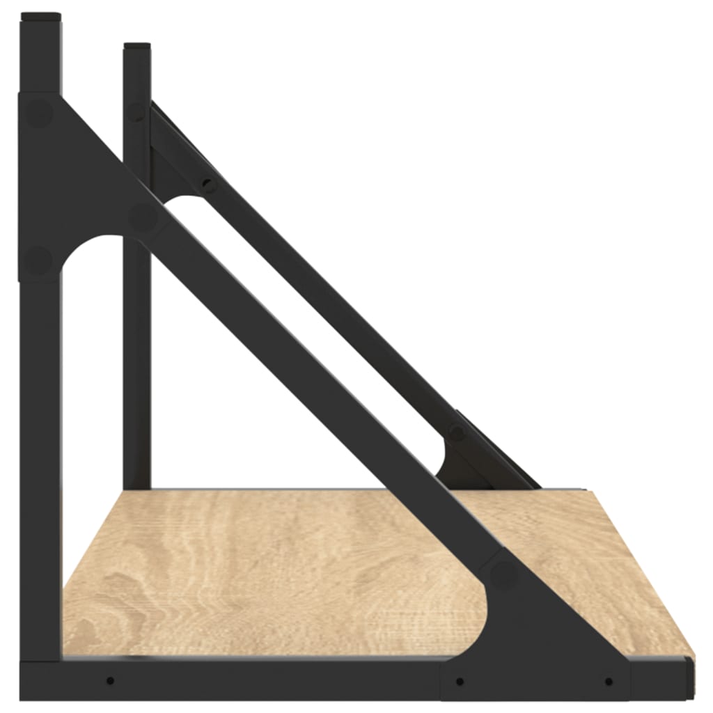 Dulapuri de perete, 2 buc., stejar sonoma, 60x25x25,5 cm, lemn