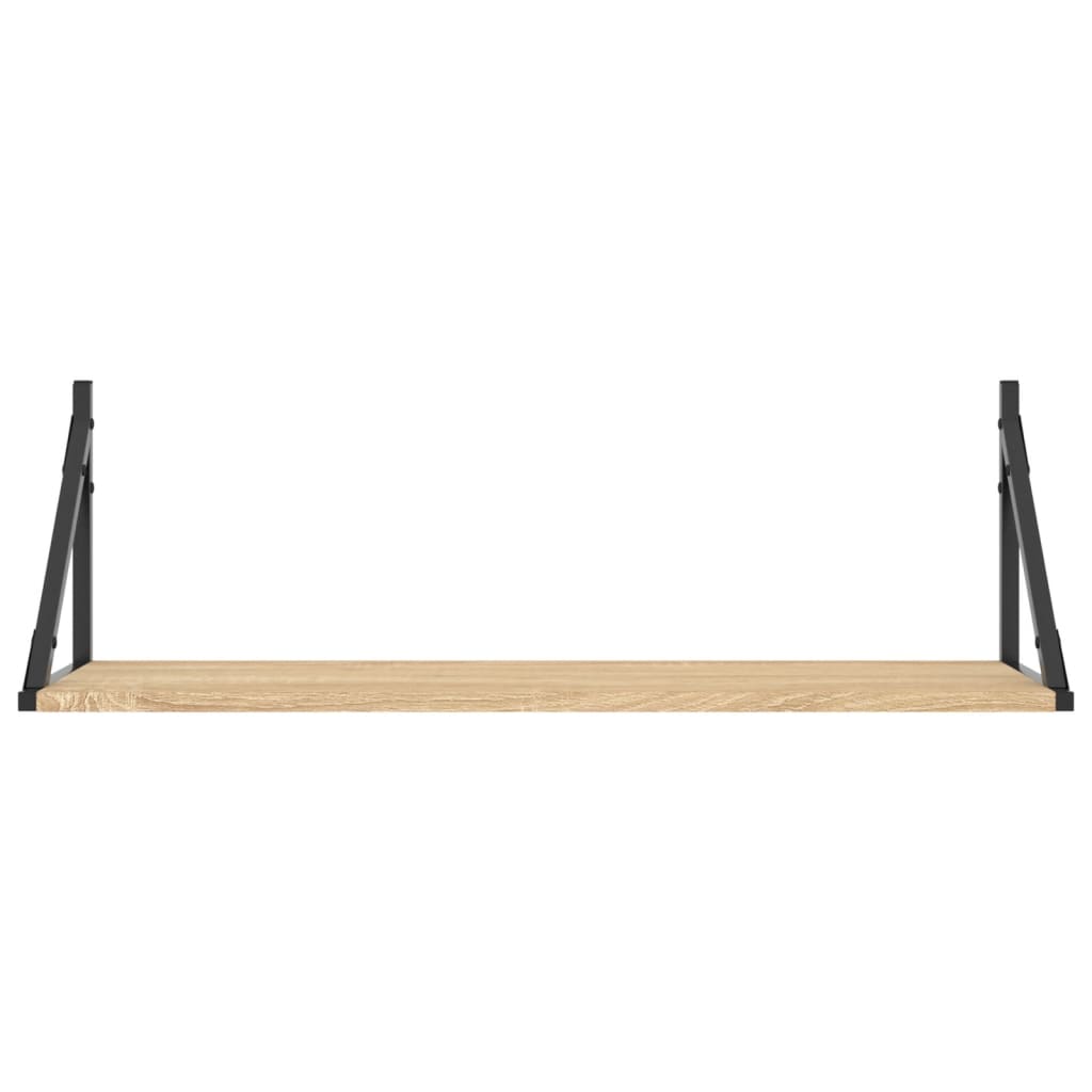Dulapuri de perete, 2 buc., stejar sonoma, 80x25x25,5 cm, lemn