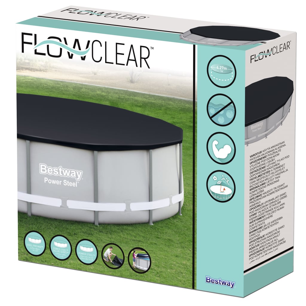 Bestway Husă de piscină Flowclear, 427 cm