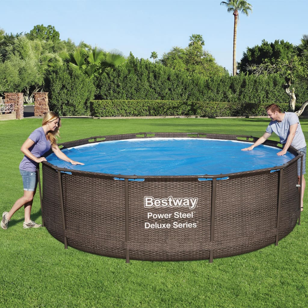 Bestway Prelată solară de piscină Flowclear, 356 cm