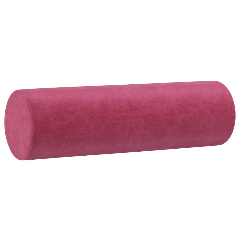 Canapea cu 2 locuri cu pernuțe, roșu vin, 140 cm, catifea