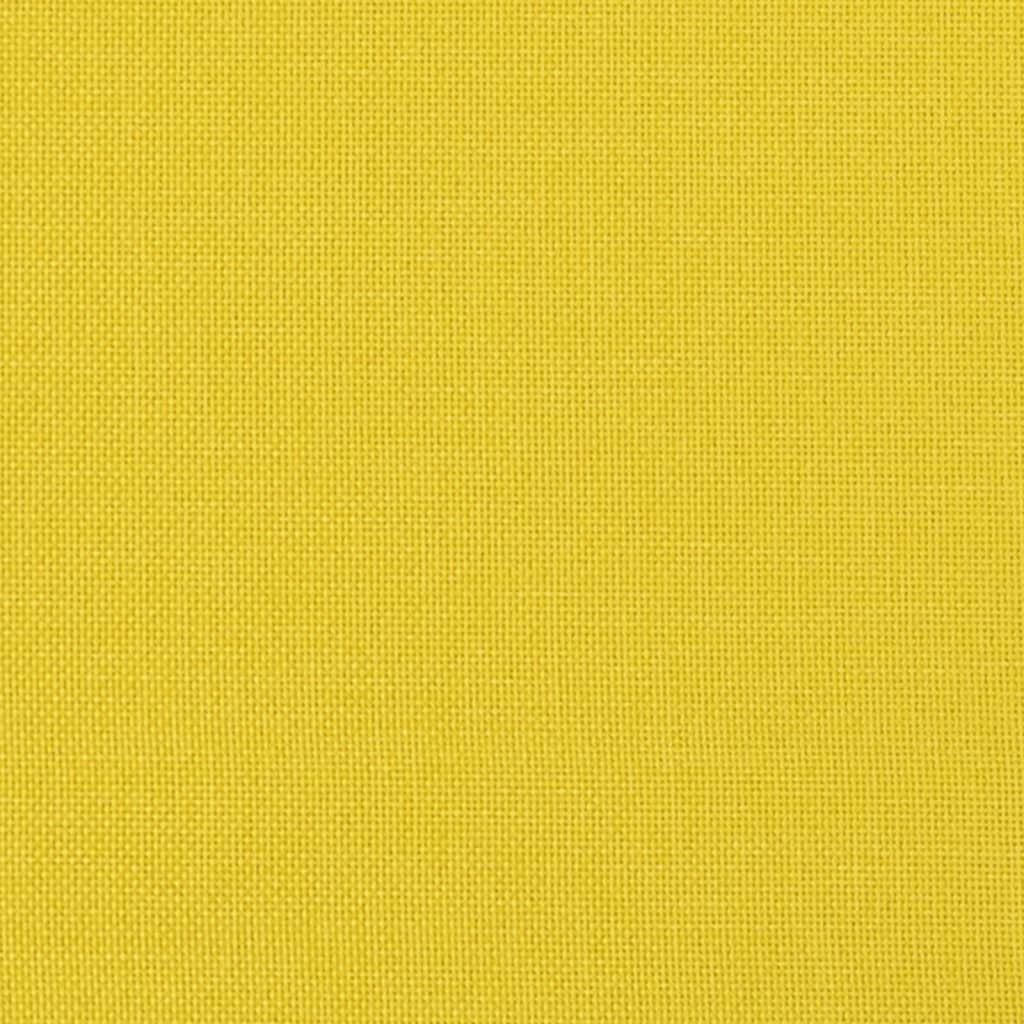 Set de canapele, 2 piese, galben deschis, textil