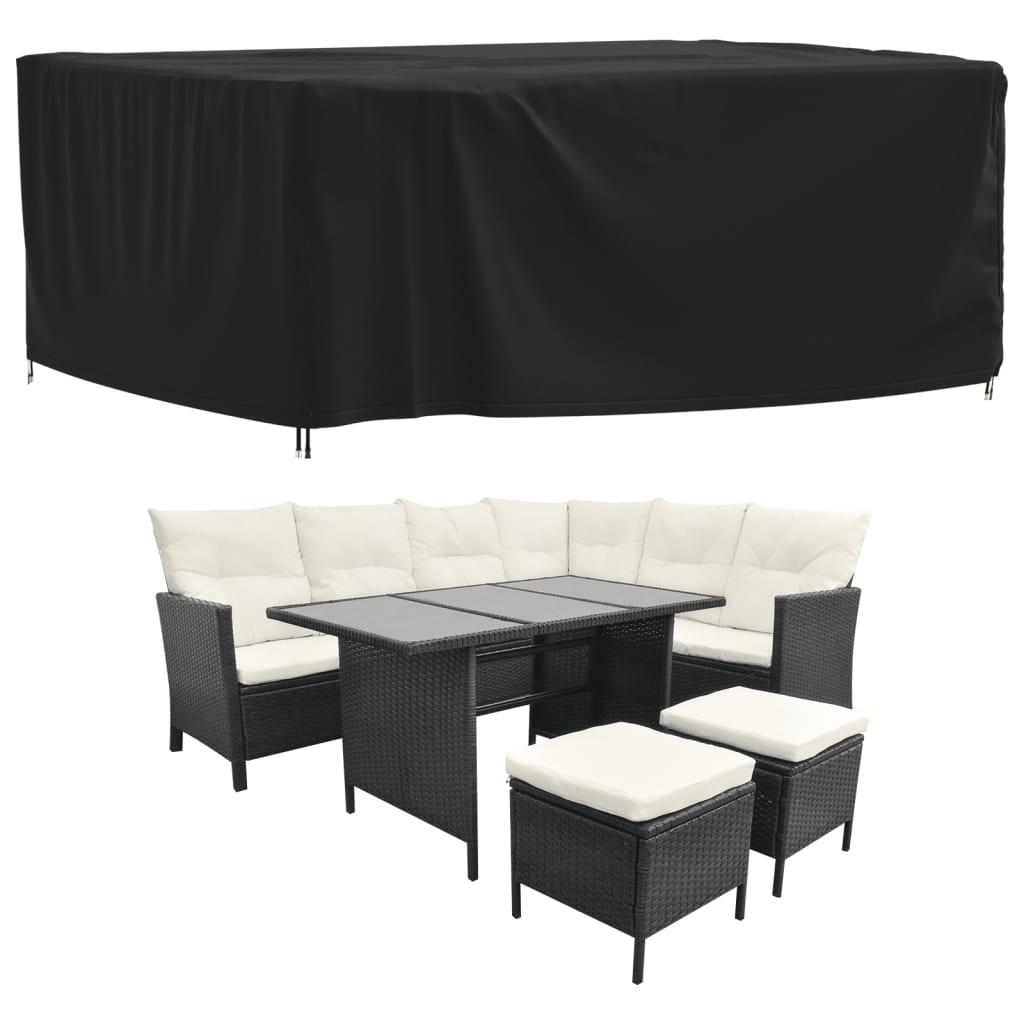 Huse mobilier de grădină 2 buc., 242x182x100 cm, Oxford 420D