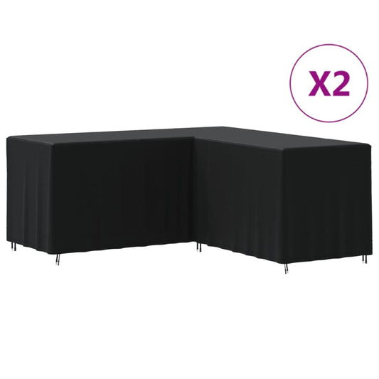 Huse de canapea în formă de L, 2 buc. 215x215x80 cm Oxford 420D