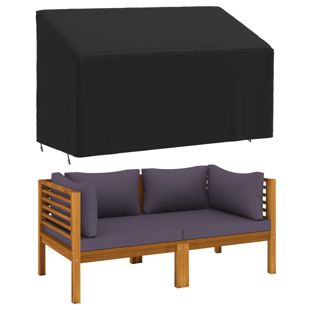 Huse banchete cu 3 locuri, 2 buc., 165x70x65/94 cm, Oxford 420D