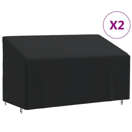 Huse banchete cu 3 locuri, 2 buc., 175x85x68/94 cm, Oxford 420D